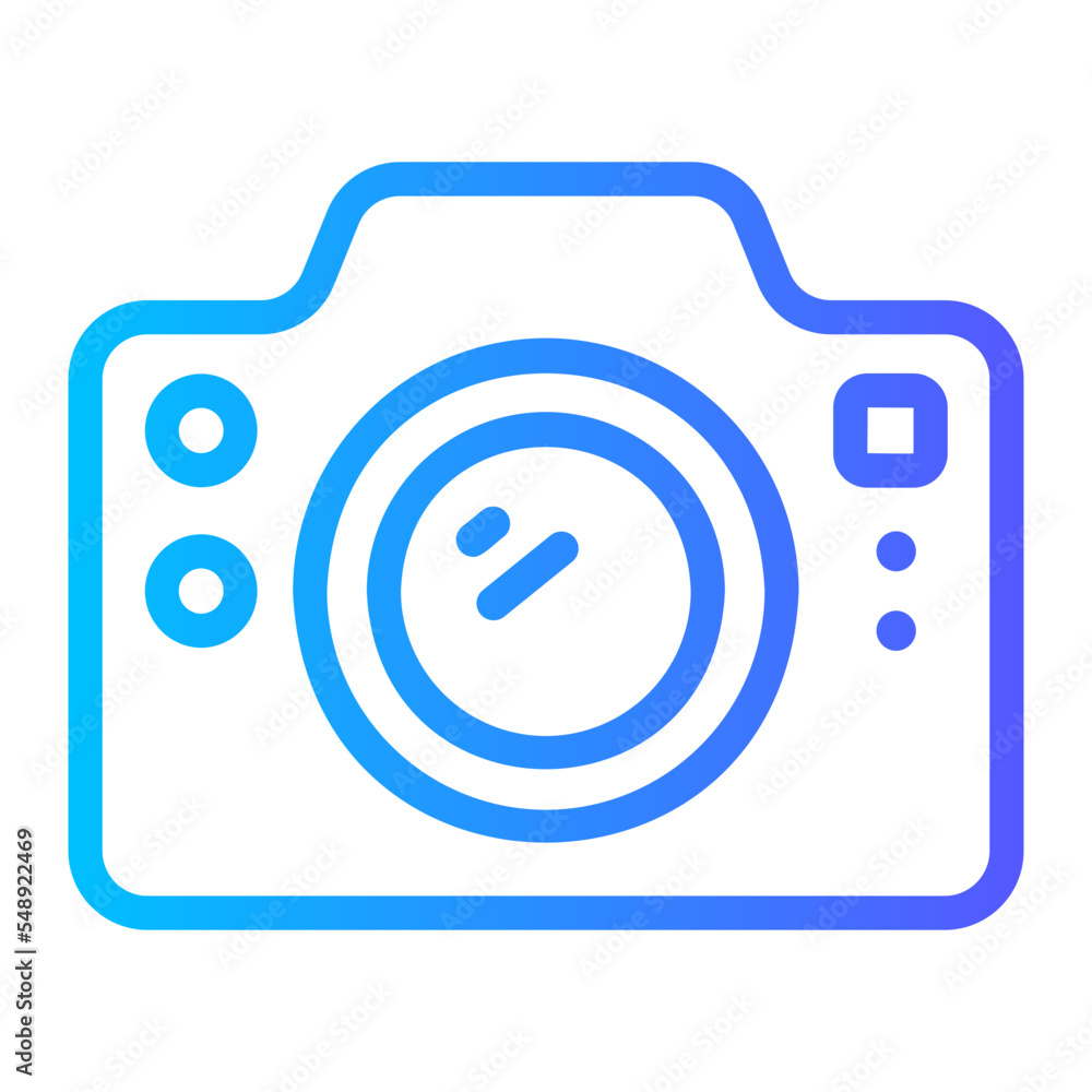 camera gradient icon camera gradient icon