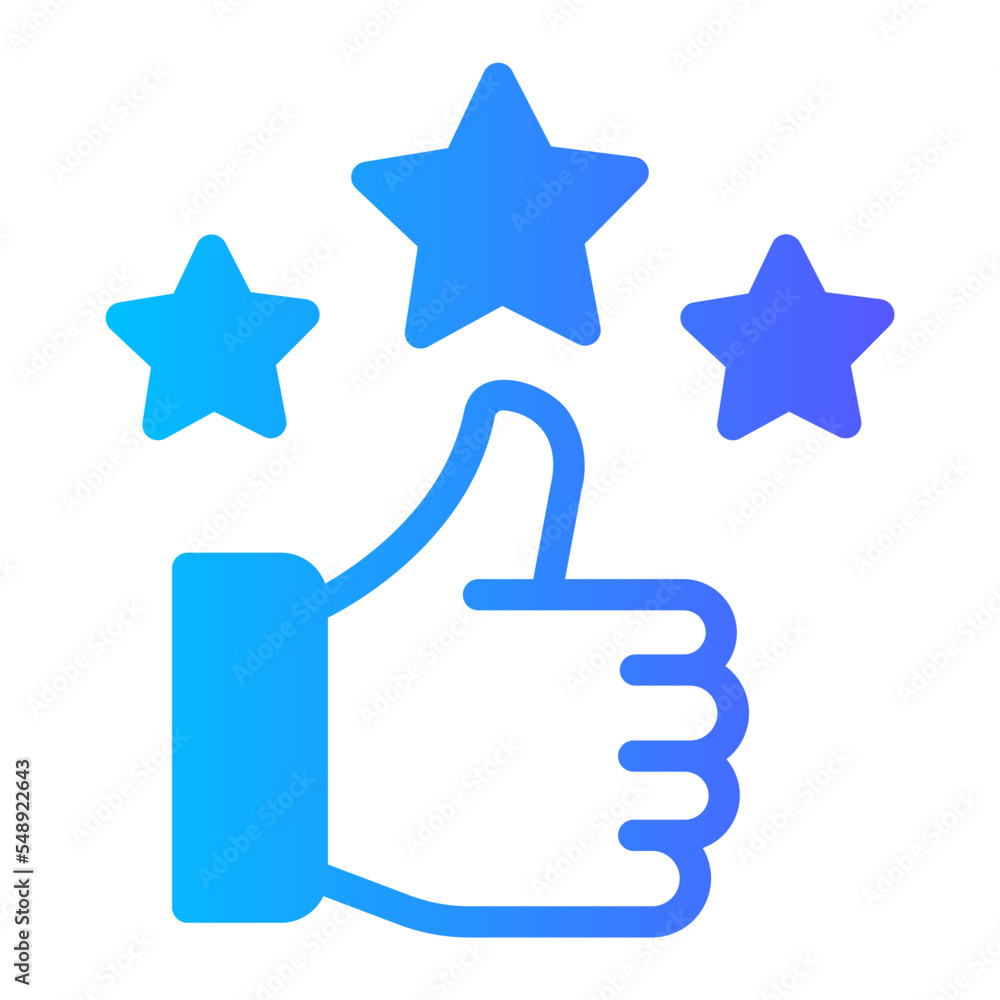 rating gradient icon rating gradient icon