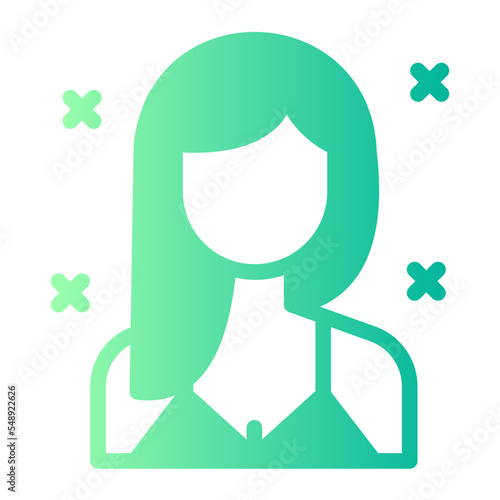 influencer gradient icon