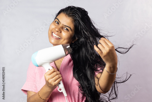 Hair care of indian woman