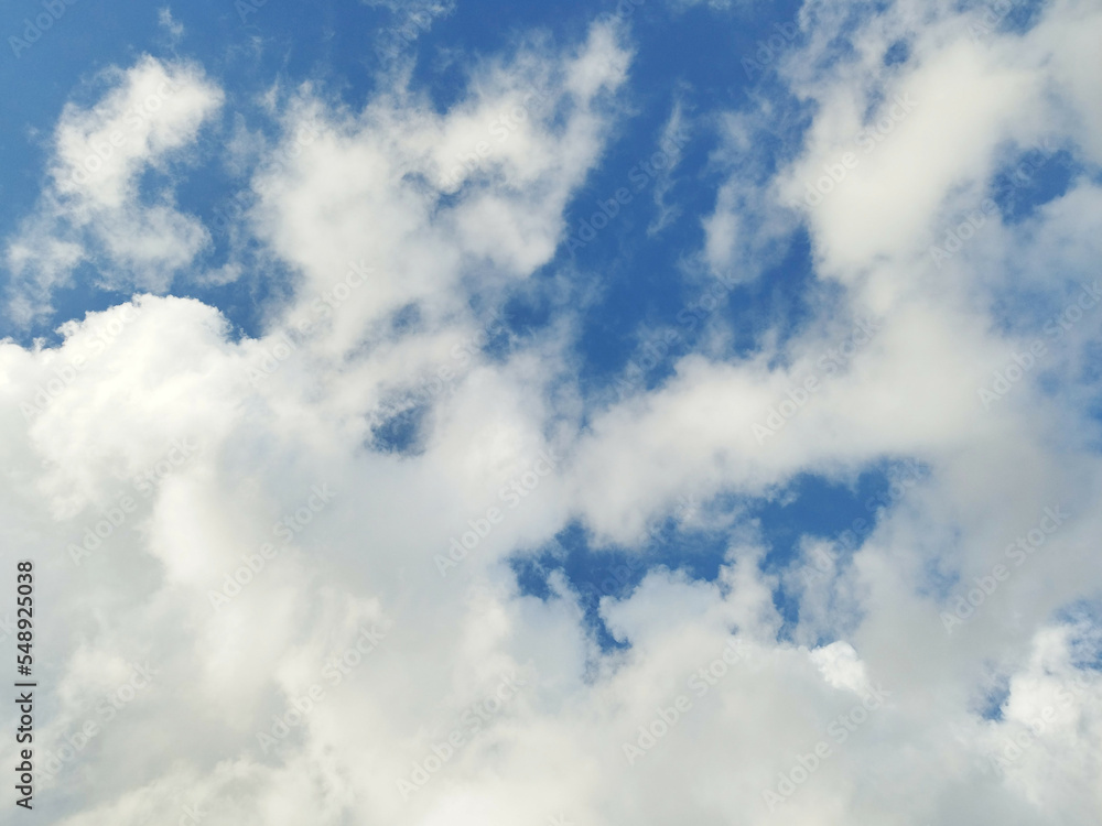A beautiful sky, the shape of thick Clouds move because the wind is carrying the parcel of cloudy air along. A beautiful sky, the shape of thick Clouds move because the wind is carrying the parcel of cloudy air along.