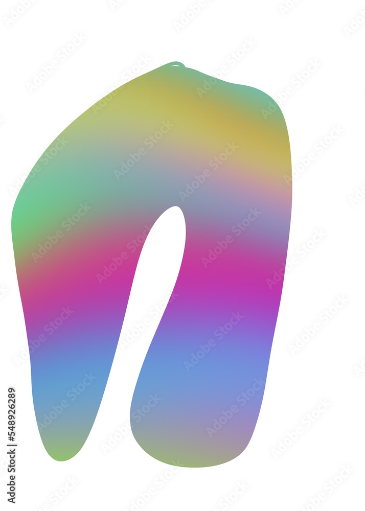Abstracts Shape Gradient Neon Transparent Abstracts Shape Gradient Neon Transparent
