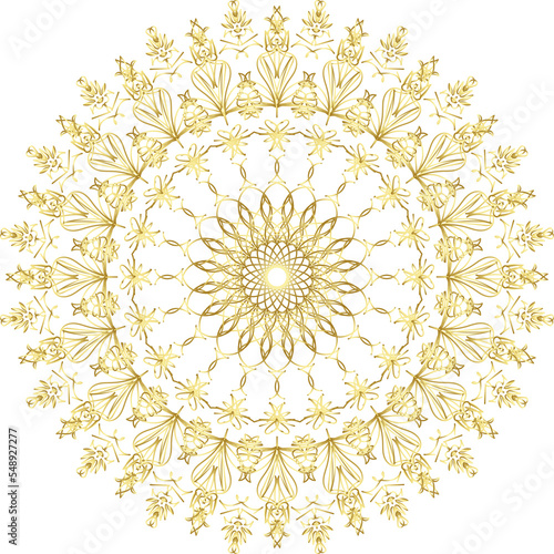 Mandala colorful vintage art, png illustration, ancient Indian vedic background design, old painting texture with multiple mathematical shapes, no background photo (use any matching background)