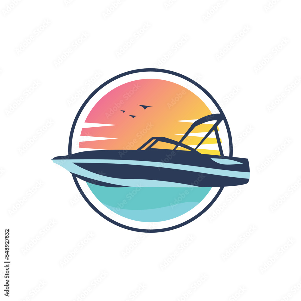 Boat Logo Design Template