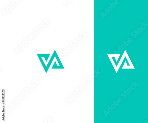 VA, AV Letter Logo Vector Template Abstract Monogram Symbol . Usable for Business sport, technology, fashion, digital And future creative logo