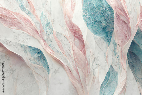 Wallpaper Mural Pink and blue marble 3d background Torontodigital.ca