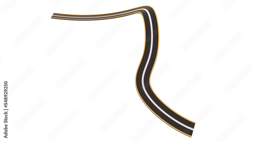 Winding curved road or two lane highway with markings isolated icons set
Winding curved road or two lane highway with markings isolated icons set