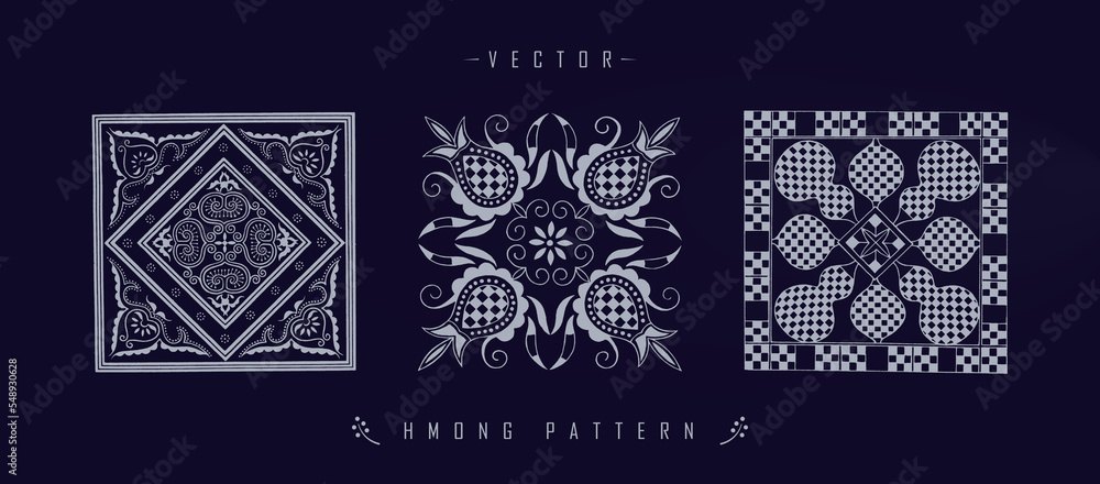 Chinese pattern hmong pattern traditional line Chinese pattern hmong pattern traditional line