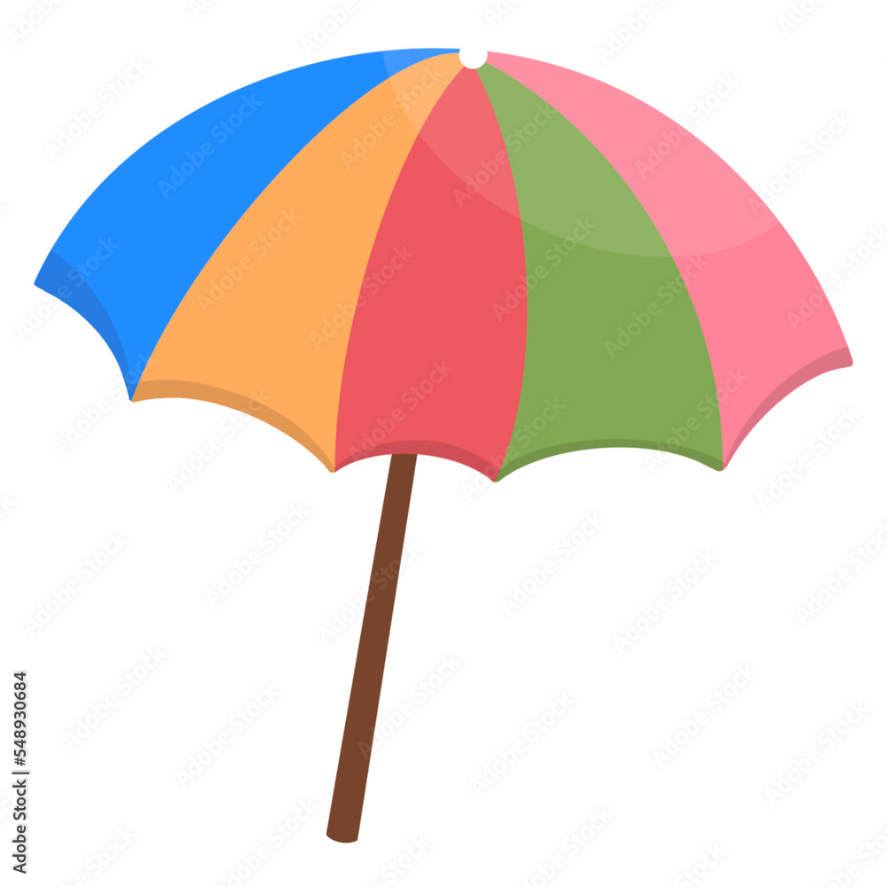 Beach Parasol Umbrella Decorative Element