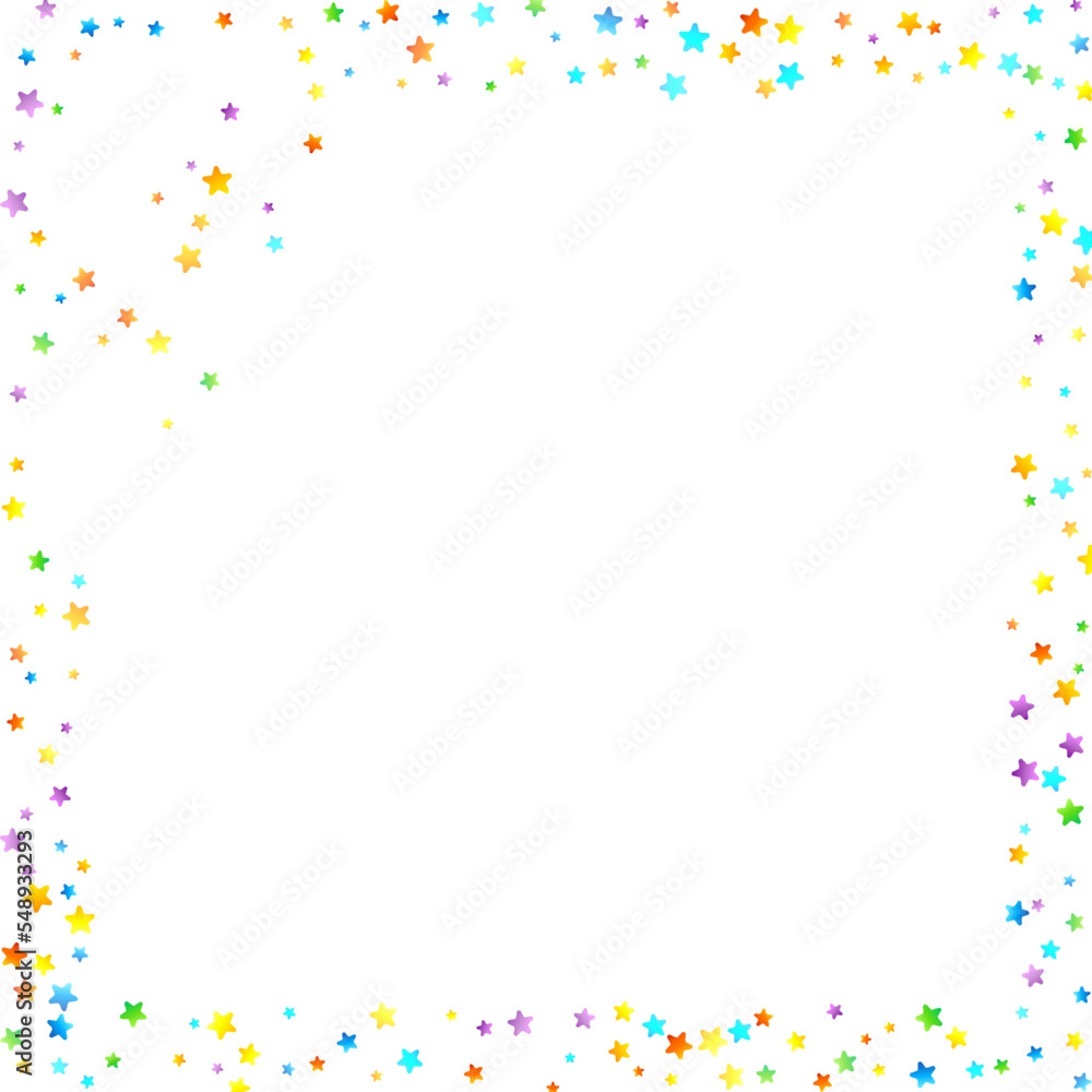 Rainbow Festive Confetti. Carnival Star Falling. Rainbow Festive Confetti. Carnival Star Falling.