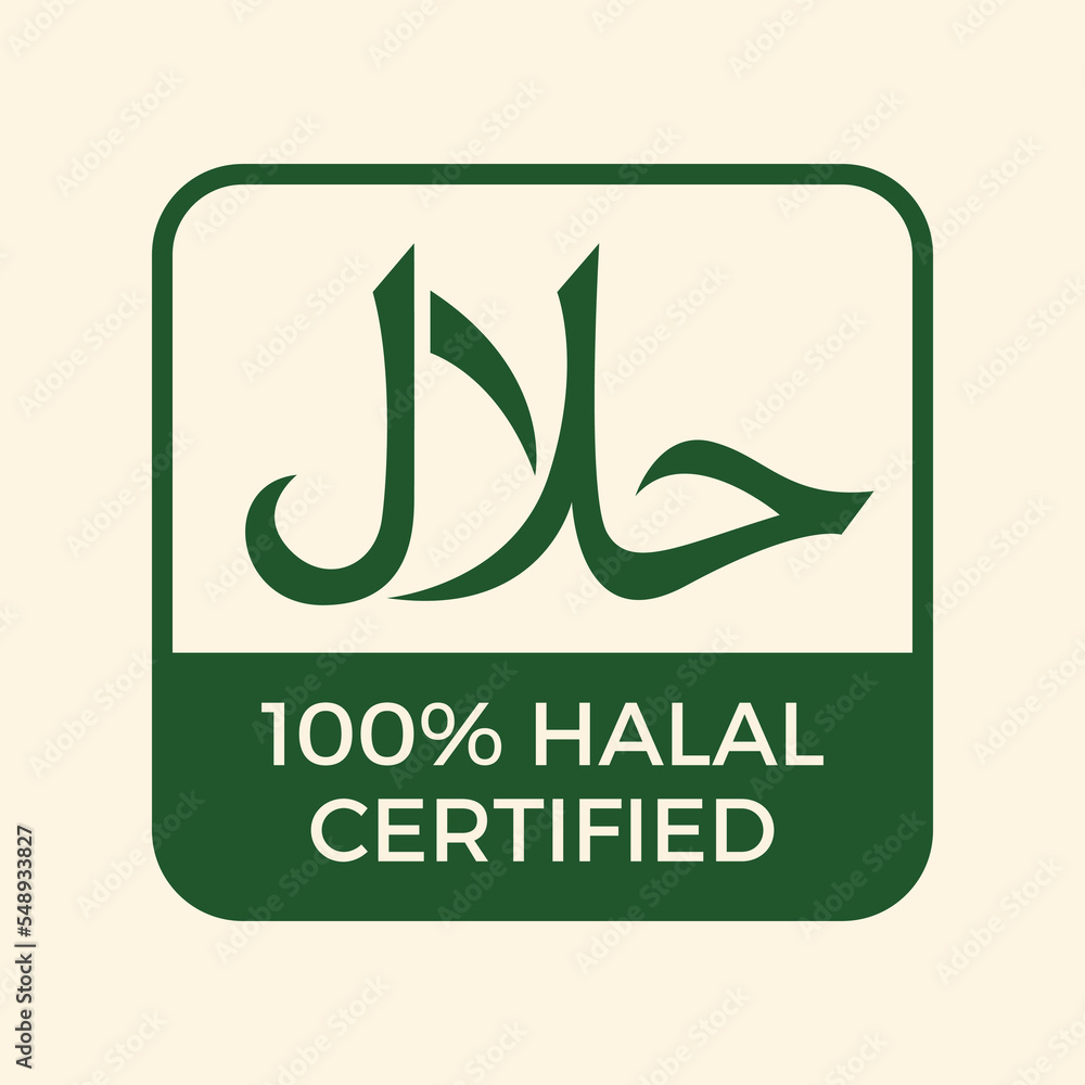 Halal vector logo. Halal food sign. Halal vector logo. Halal food sign.