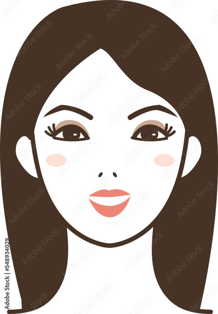 makeup face illustration makeup face illustration