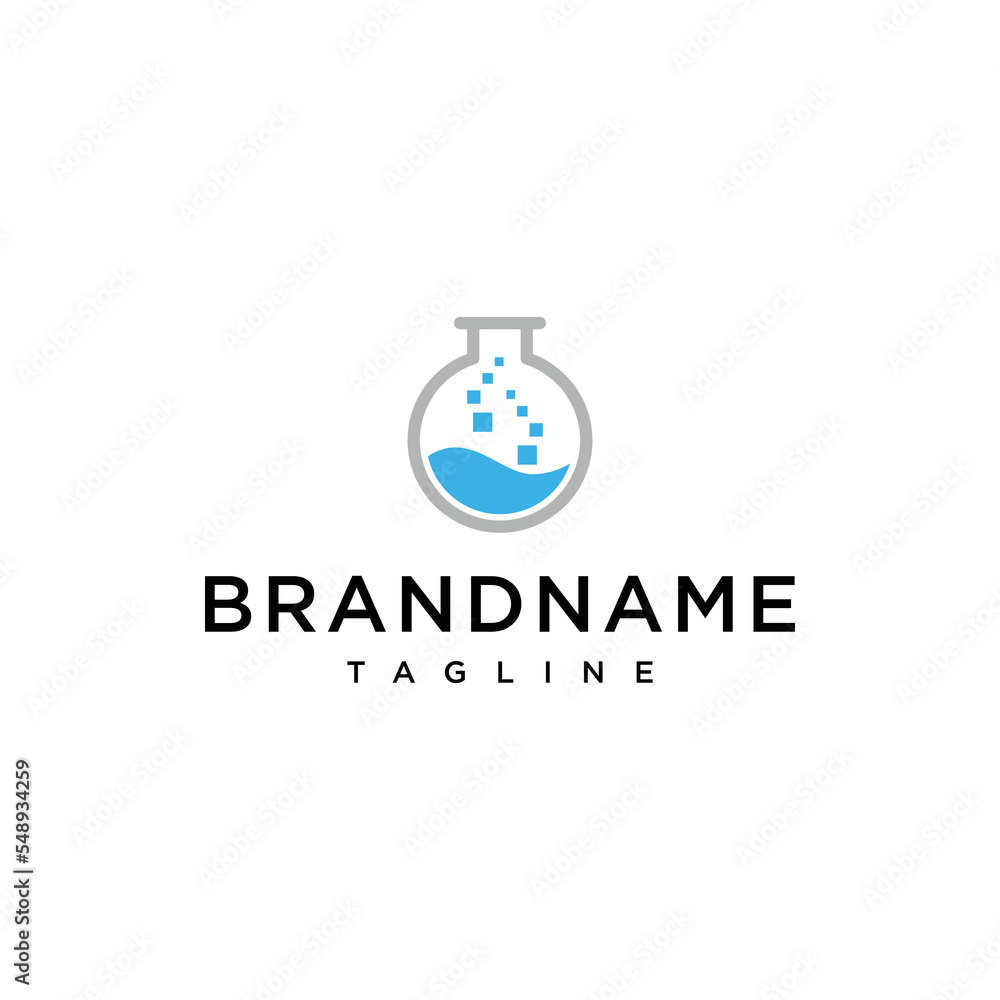 Laboratorium logo design vector template Laboratorium logo design vector template
