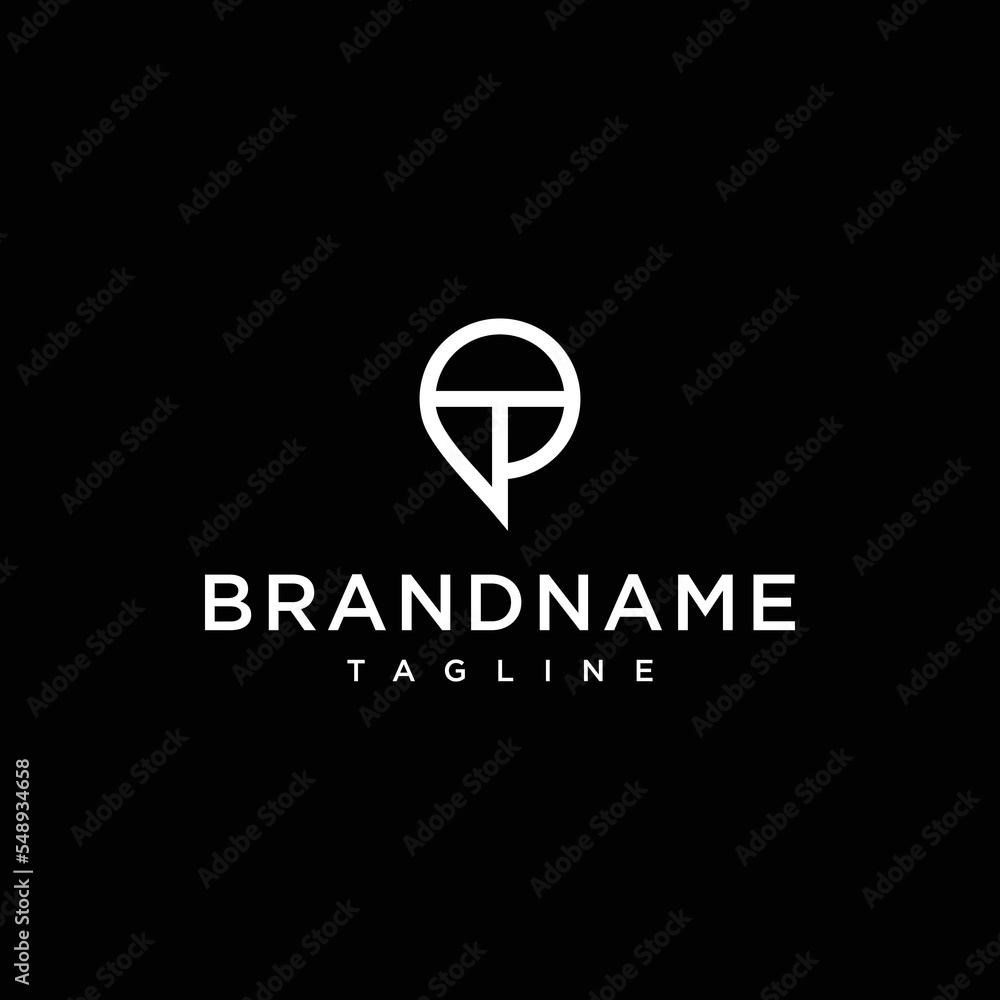 Letter T chat logo design vector template Letter T chat logo design vector template