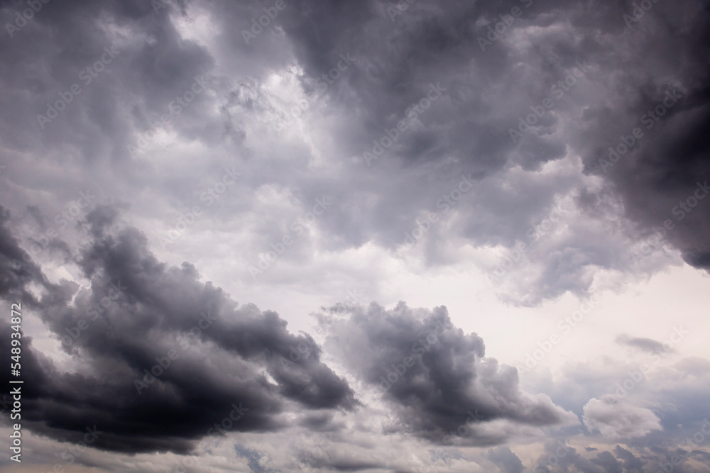 Dark clouds all over the sky before a heavy rain storm Dark clouds all over the sky before a heavy rain storm