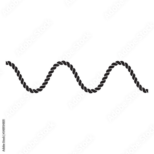 Rope vector, Rope Border, Rope style design