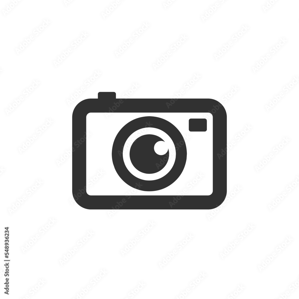 simple and neat camera vector icon isolated on white background simple and neat camera vector icon isolated on white background
