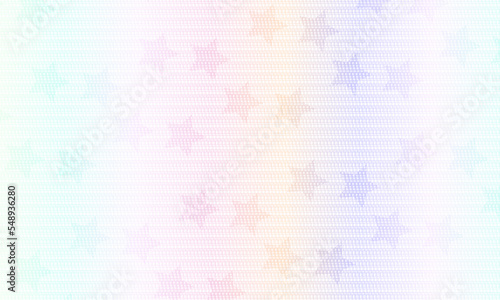 guilloche colorful background with stars