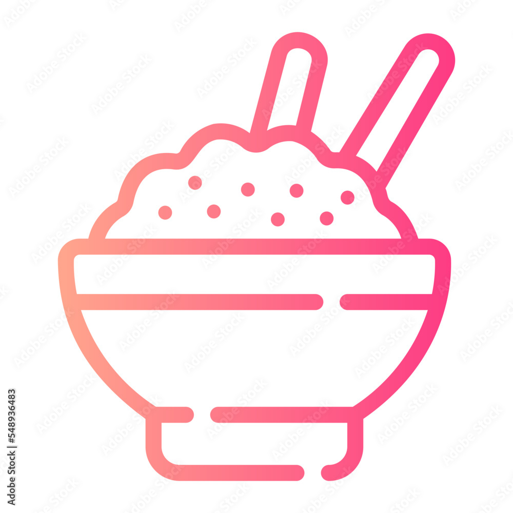 bowl gradient icon bowl gradient icon