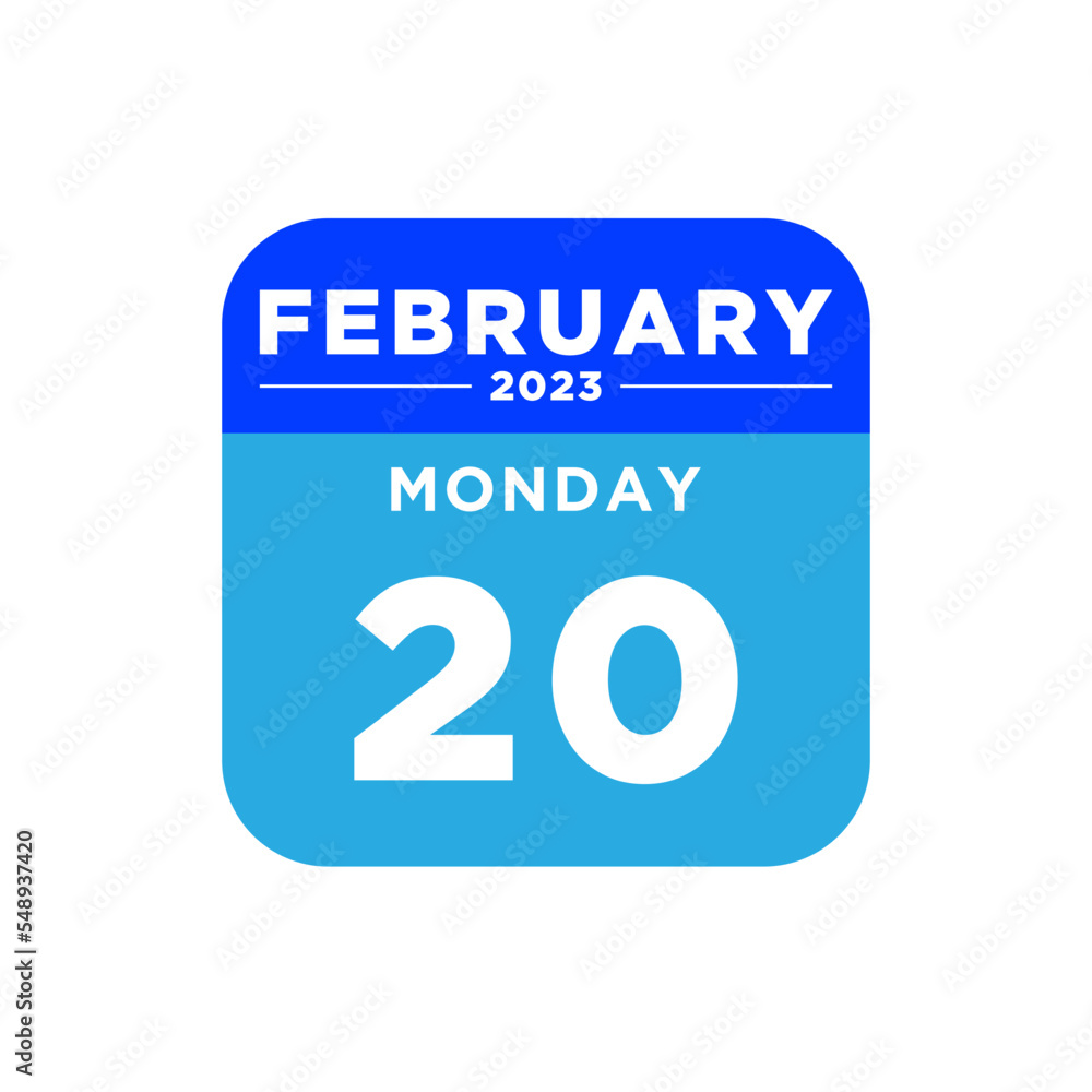 calendar february 2023 vector illustration calendar february 2023 vector illustration