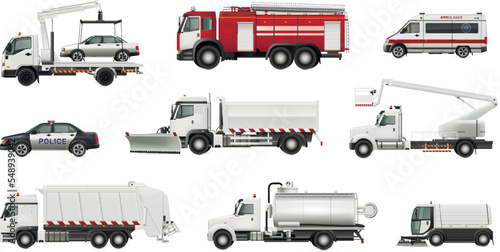 Special Vehicles Realistic Set