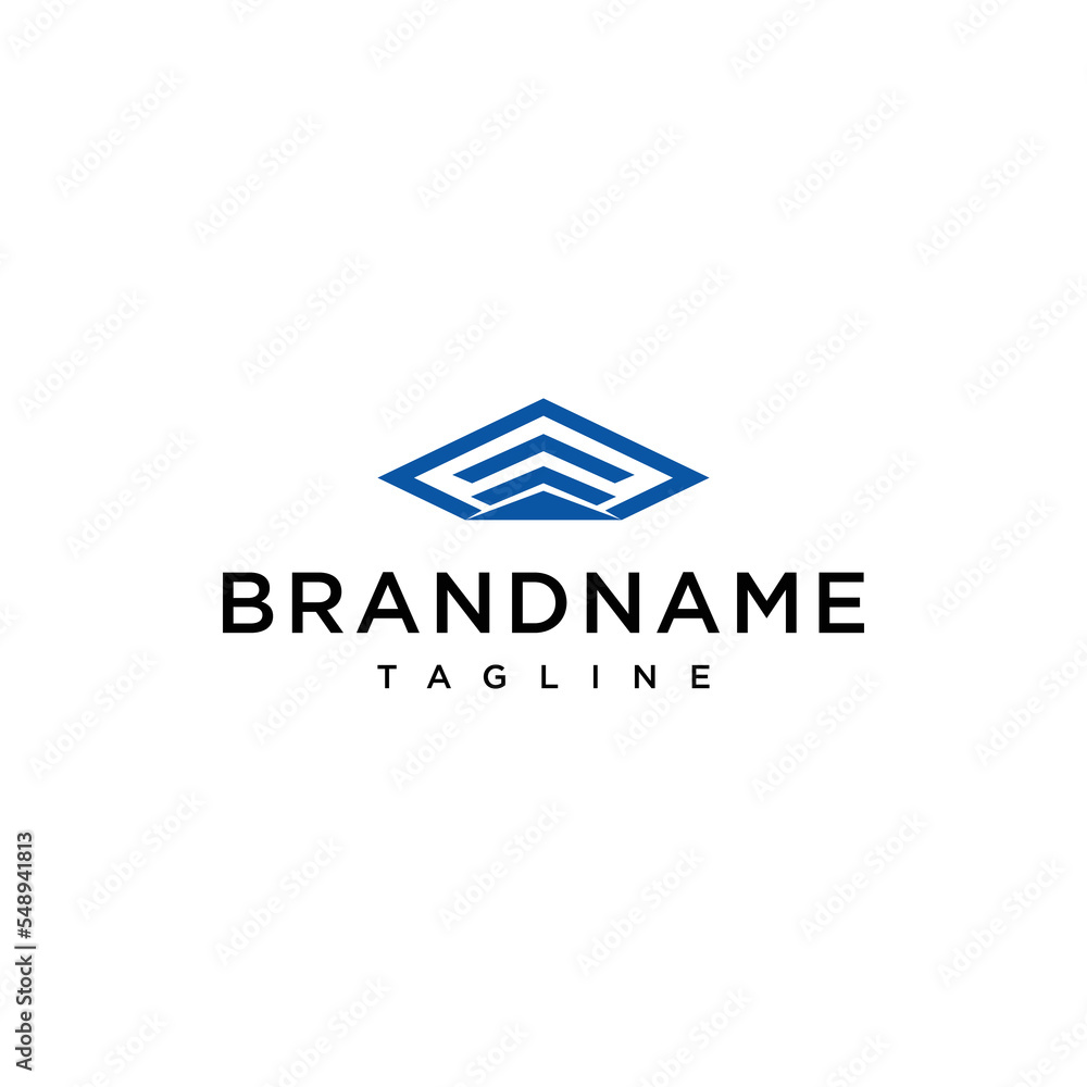 Abstract shape logo design vector template Abstract shape logo design vector template