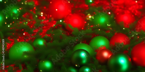 christmas balls, Made by AI, Artificial Intelligence 