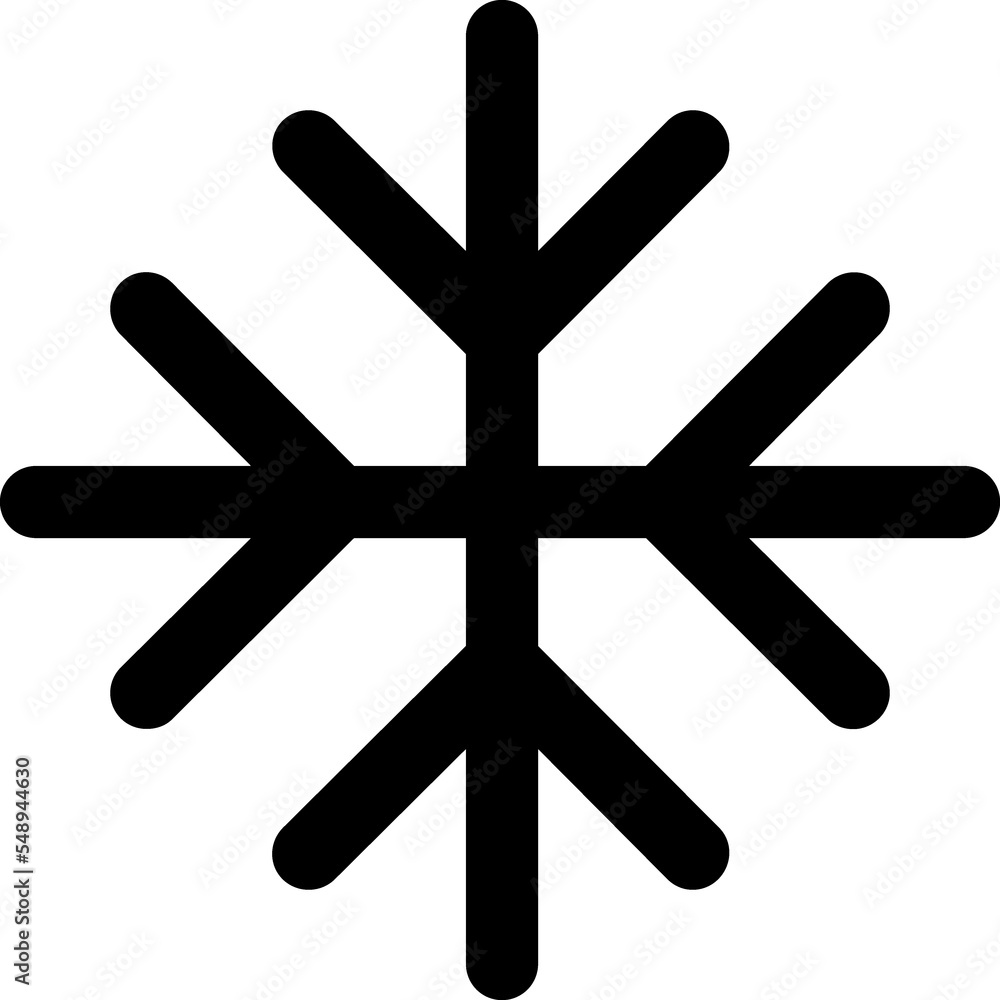 Snowflake shape Snowflake shape