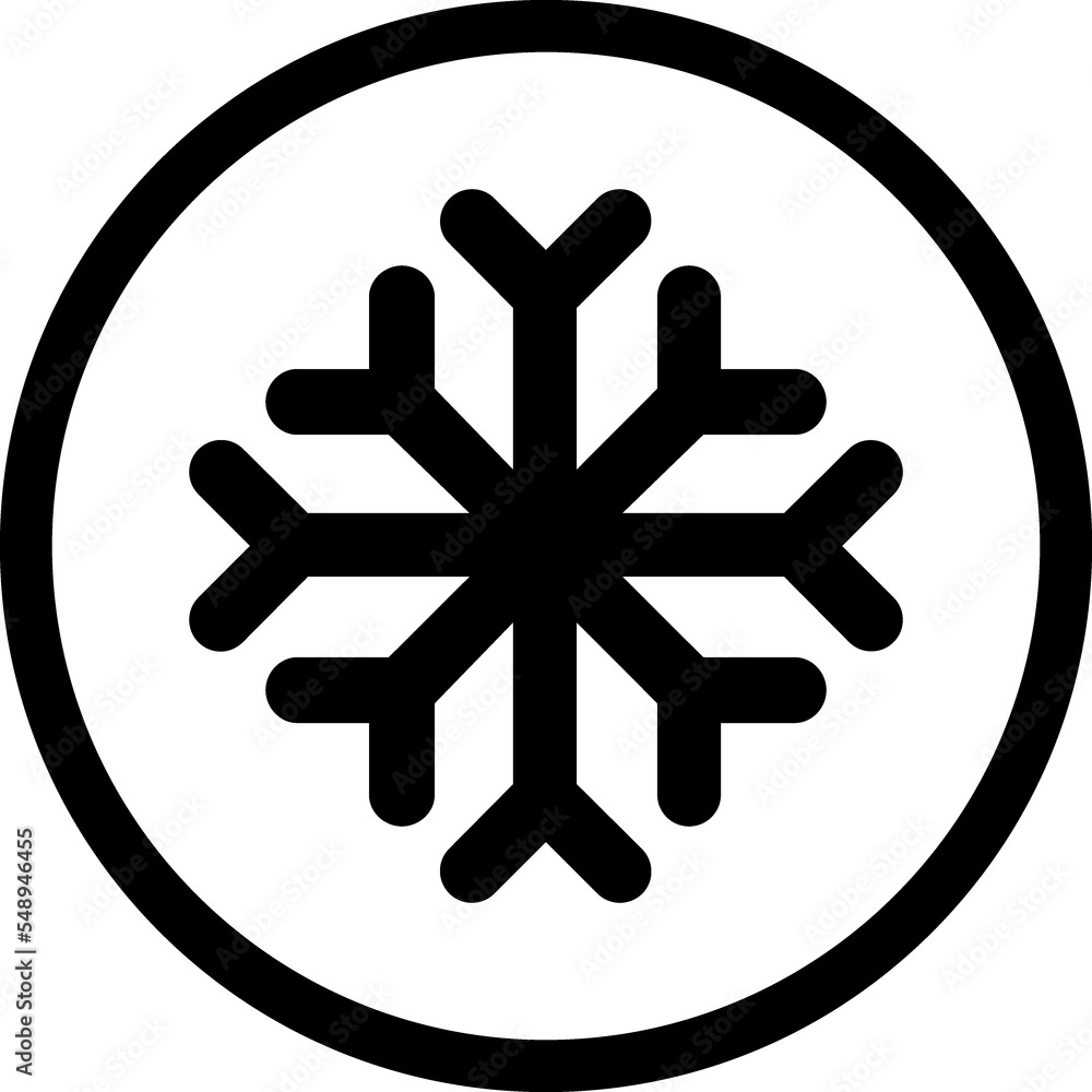 Snowflake shape Snowflake shape
