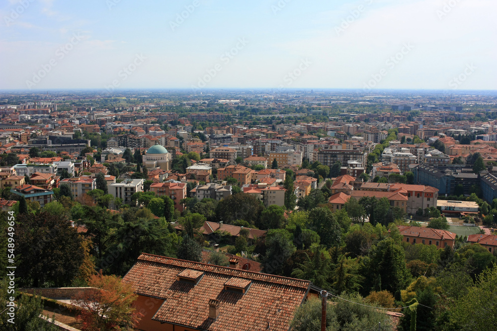 Panorama of the ancient Italian city