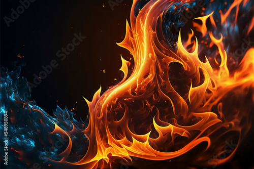 flames background