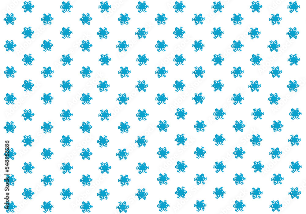 Blue snowflakesChristmas paper. texture for Christmas paper. snowflakes on a white background. Gift wrapping. packaging background