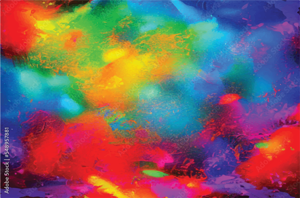 colorful abstract water painting background