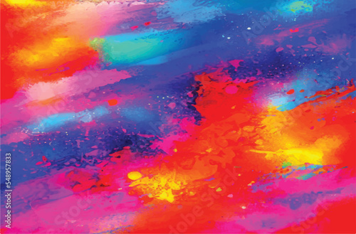 colorful abstract water painting background