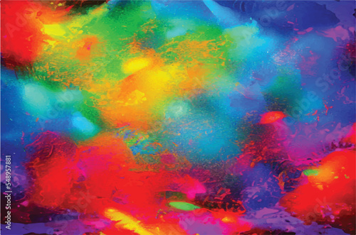 colorful abstract water painting background