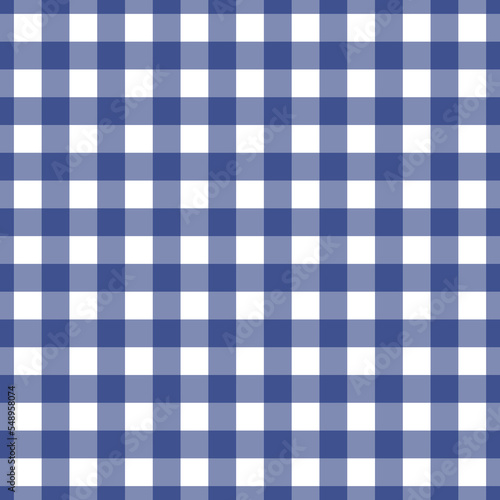 Blue Buffalo Plaid Pattern Seamless Background