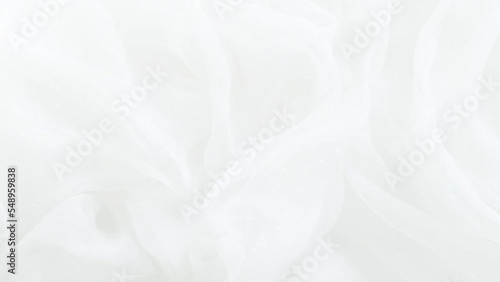 シルク 布地 模様 BG33_WH【350】