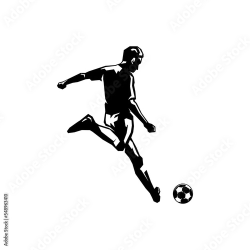 soccer player silhouette © BLAZE