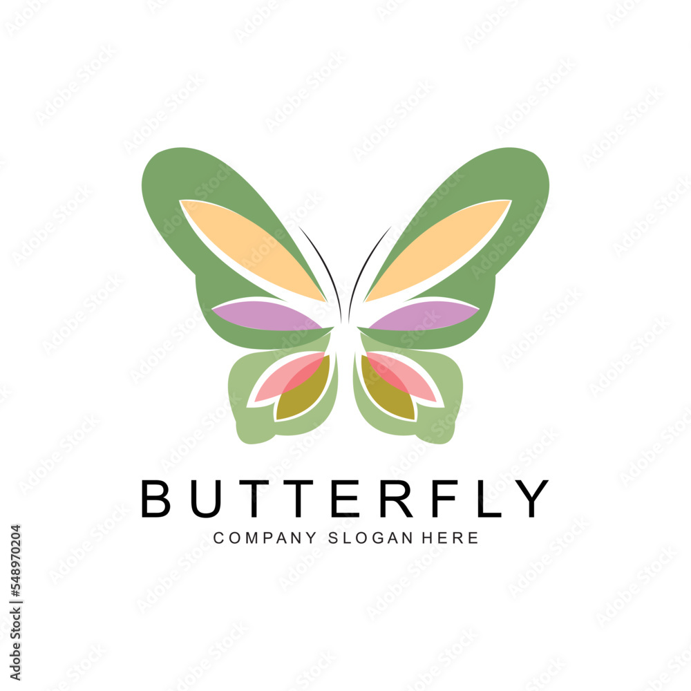 Butterfly Logo Design, Beautiful Flying Animal, Company Brand Icon Illustration, Screen Printing, Salon Butterfly Logo Design, Beautiful Flying Animal, Company Brand Icon Illustration, Screen Printing, Salon