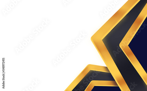 Frame luxury gold background design 