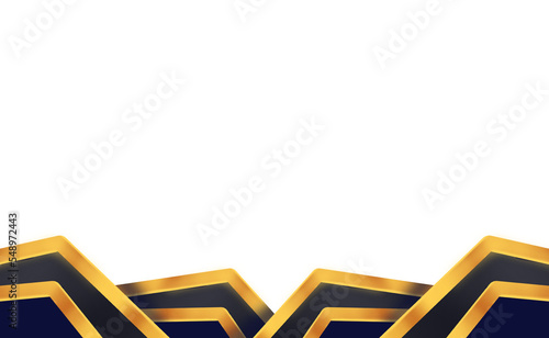 Frame luxury gold border design 
