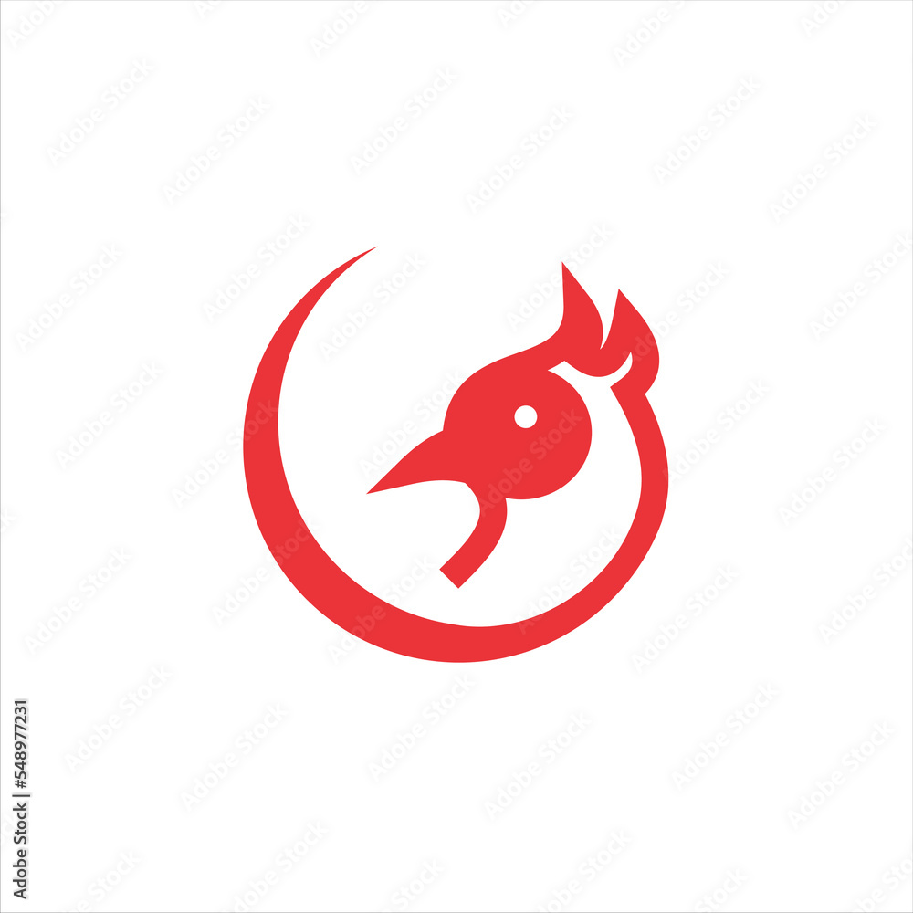 Rooster, chicken, cock. Abstract vector illustration, logo, icon. Rooster, chicken, cock. Abstract vector illustration, logo, icon.