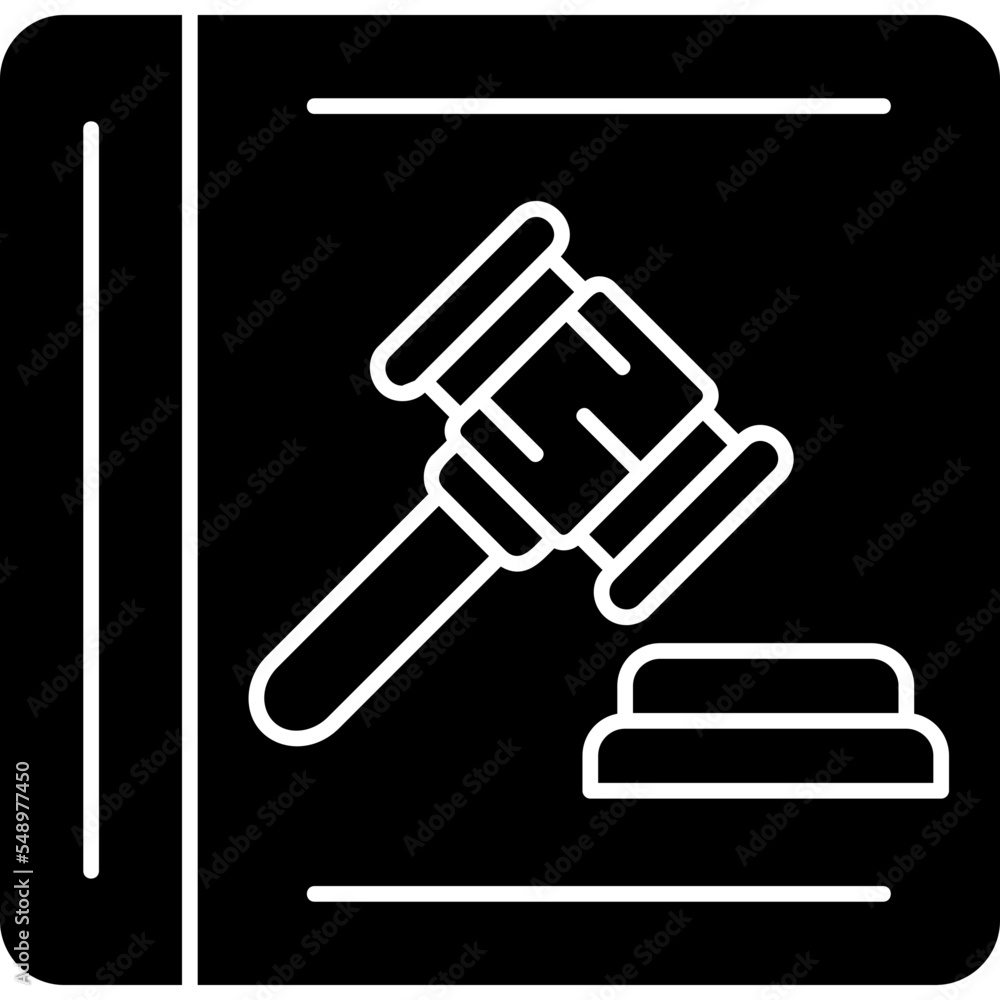 Law Book Icon Law Book Icon