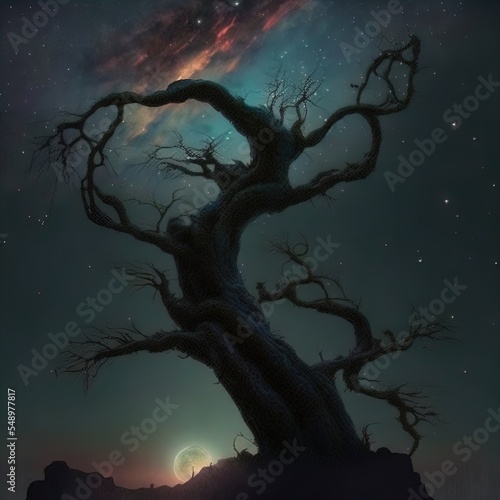 The tree of life. Surreal metaphor for growth, spirituality, inspiration etc. 