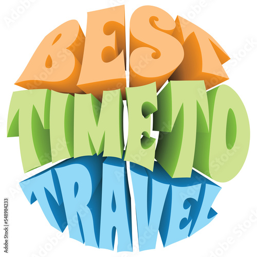 Best Time To Travel. Transparent PNG.