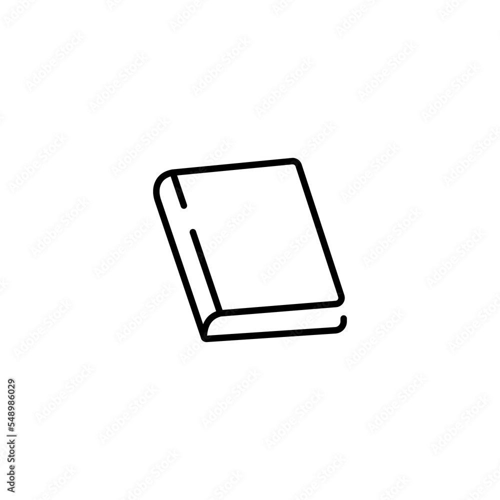 Book line icon. school, reading, story, writer, creativity, art, education, entertainment, fairy tale development, articles, science. Prints concept. Vector black line icon on a white background Book line icon. school, reading, story, writer, creativity, art, education, entertainment, fairy tale development, articles, science. Prints concept. Vector black line icon on a white background