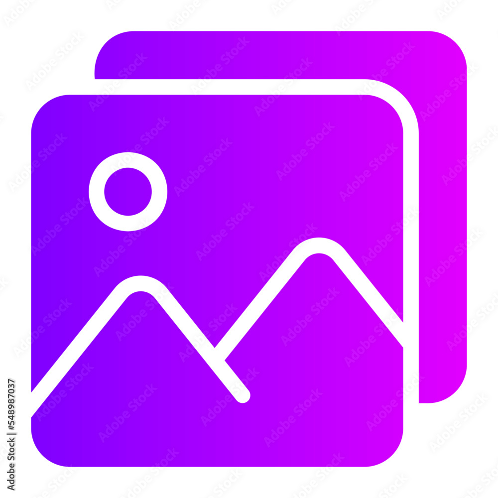 gallery gradient icon gallery gradient icon