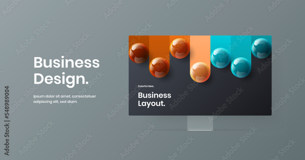 Isolated computer monitor mockup web project layout. Unique website screen vector design illustration. Isolated computer monitor mockup web project layout. Unique website screen vector design illustration.