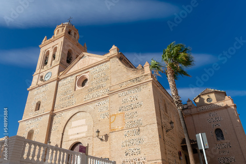 Parish Church of the Incarnation in Almuñecar, Granada, Andalusia, Spain. Europe. September 29, 2022
