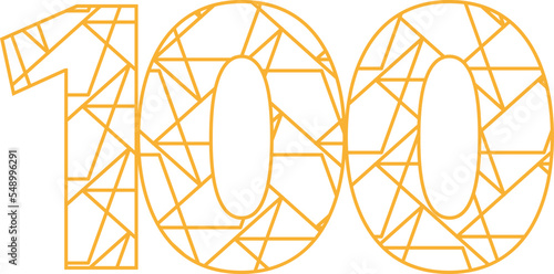 100 digit number step b-day birthday anniversary celebration